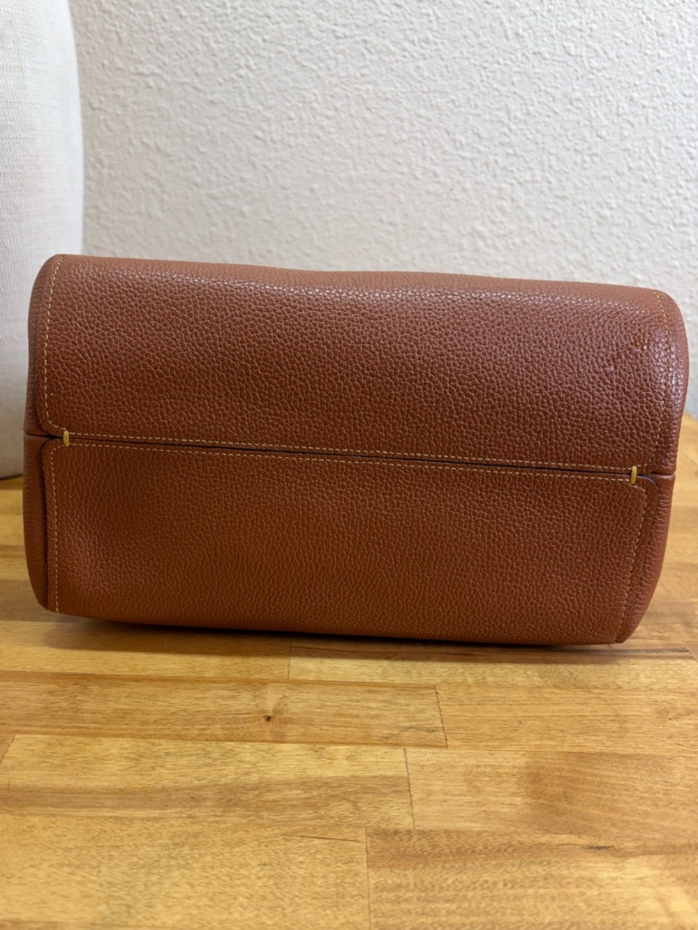 Coach Charlie Bucket Bag Saddle Tan Polished Pebble Leather Shoulder Bag 55200 - Picture 4 of 11